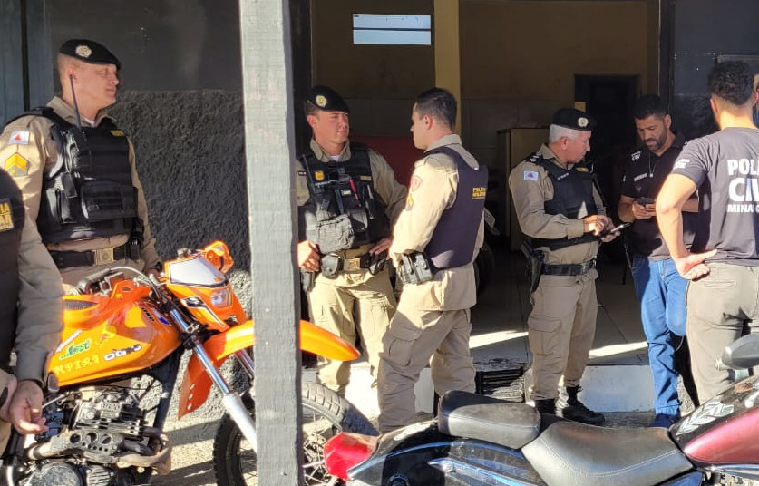 OPERAÇÃO DESMANCHE DE MOTOS PRENDE TRIO EM SANTA LUZIA