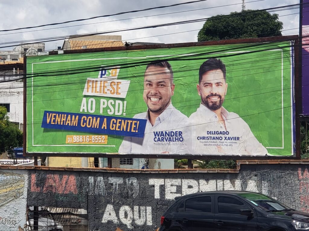 AÇÃO CONTRA OUTDOORS DÁ O TOM DE COMO SERÁ O CLIMA NAS ELEIÇÕES MUNICIPAIS EM SANTA LUZIA