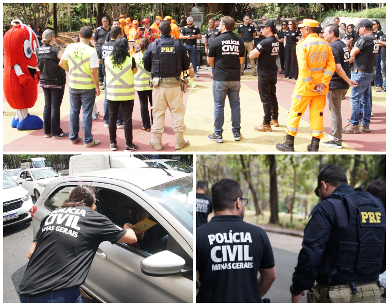 POLÍCIA CIVIL PROMOVE AÇÃO INTEGRADA NA CAPITAL SOBRE SEGURANÇA NO TRÂNSITO