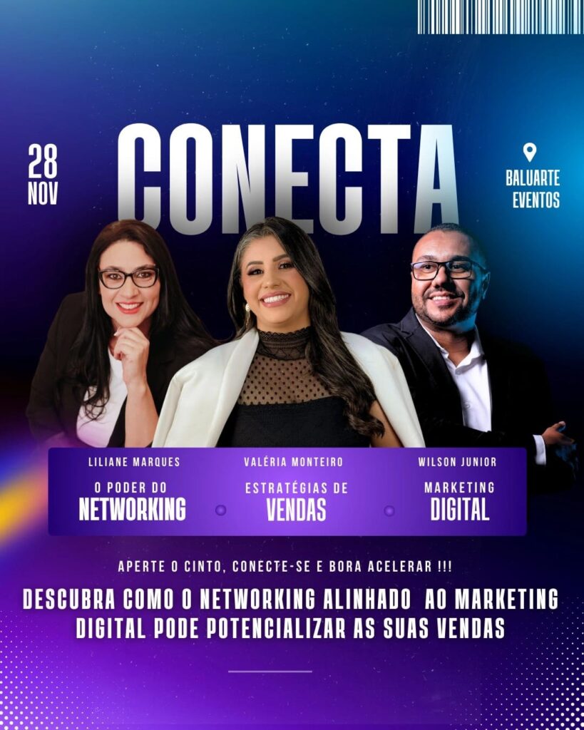 EVENTO QUE ALINHA NETWORKING AO MARKETING DIGITAL ACONTECE NO FINAL DO MÊS EM SANTA LUZIA